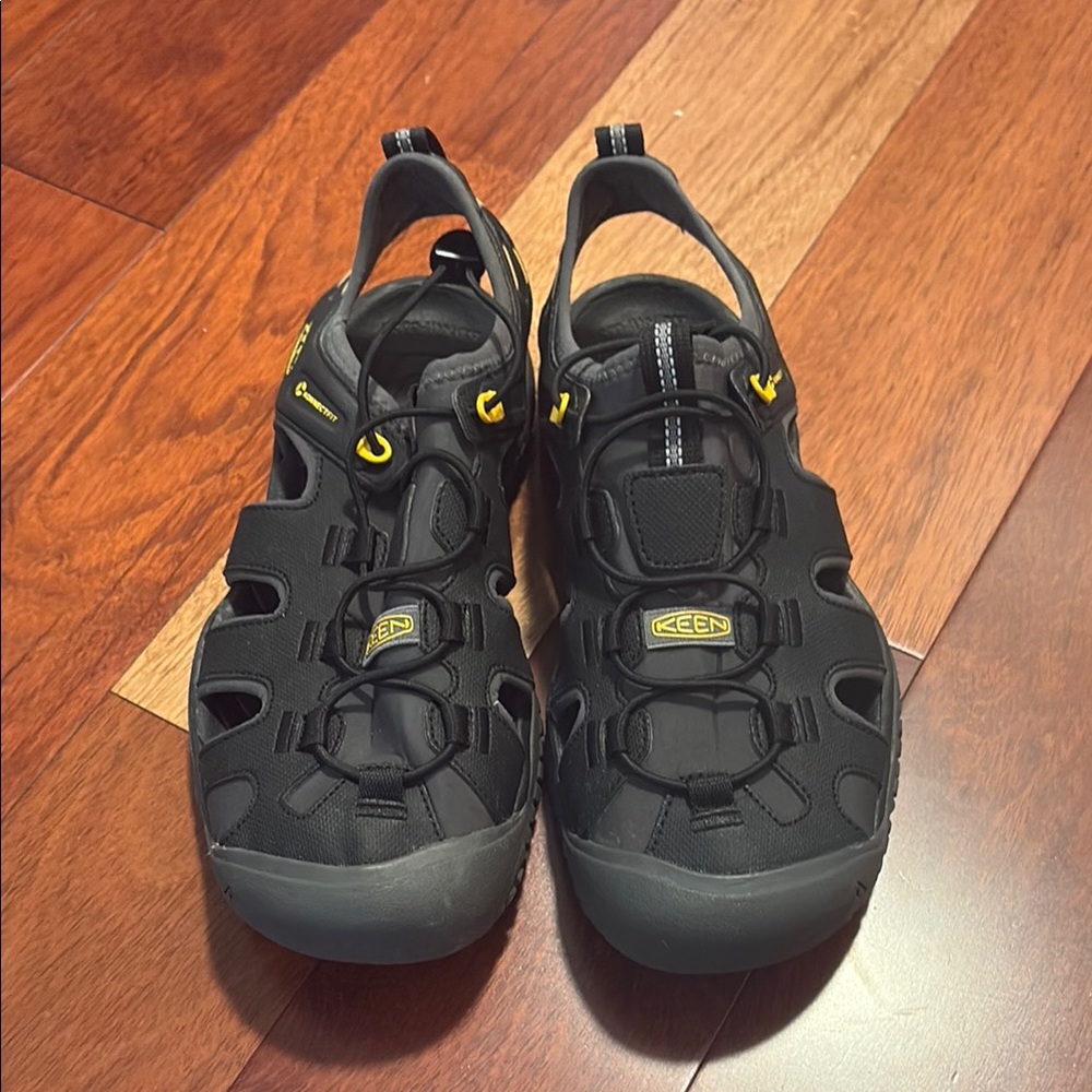 Keen Black and Yellow Outdoor Sandals